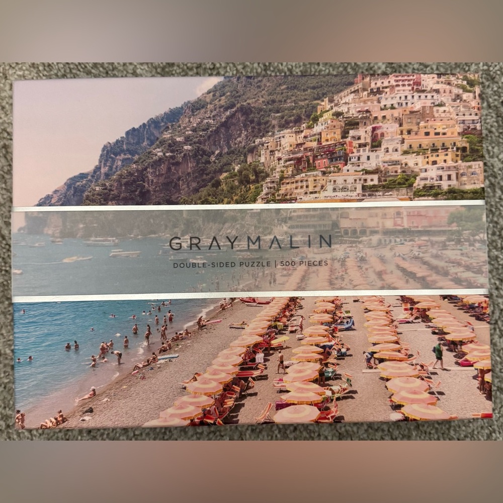 Galison, Gray Malin "Italy" 500 Piece Double-Sided Puzzle